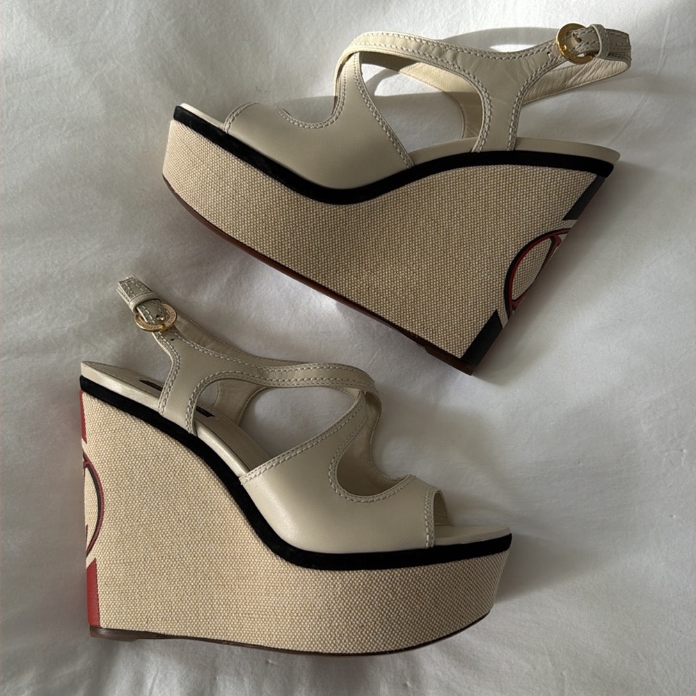 Louis Vuitton Platform Sandals size 38 1/2 - Picture 3 of 14